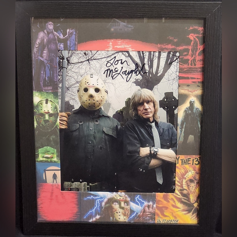 Tom McLoughlin - Friday The 13th Custom Matted & Framed Signed/Autograph Photo B